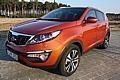 Attraktive Erscheinung: Besonders gut steht dem Sportage die neue Karosseriefarbe Techno-Orange Metallic. Foto: B. Riedel/Auto-Reporter.NET 